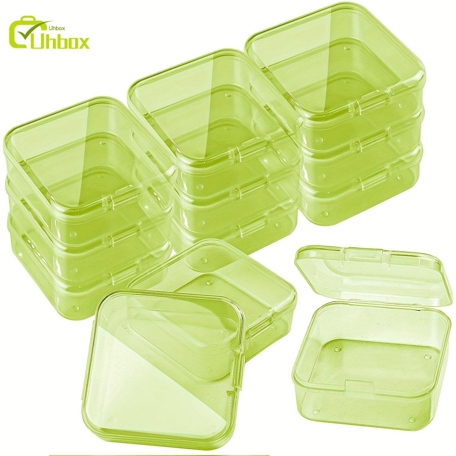 Portable Mini Storage Box Multi-Functional Plastic Injection Nail Polish Decoration Storage Dustproof Small Organizer