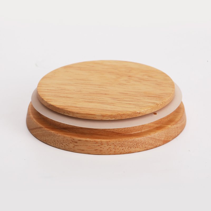 Tivray Custom Home Kitchen Reactive Glazed Dark Blue Food Storage Tea Jar Ceramic Canister Dry Herbs Container with Wooden Lid