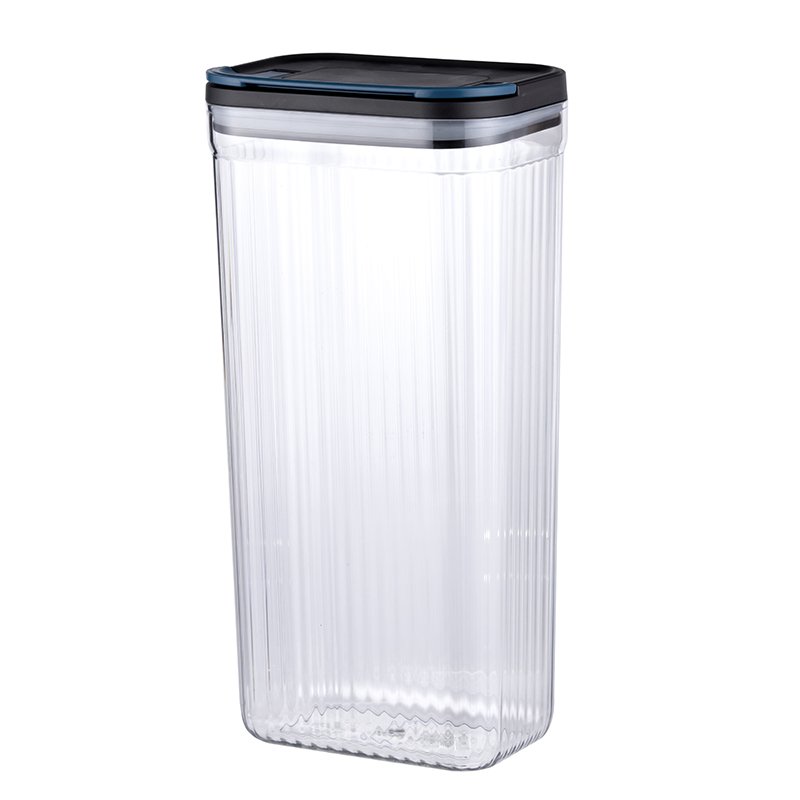 LINK LIFE 3.2L Striped Storage Container,Airtight Food Kitchen Storage Flour,Cereal,Pasta Plastic Storage Boxes With Lids