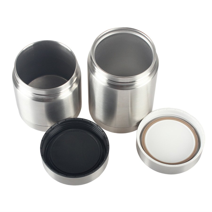Wholesale 200ml/300ml Portable Round Shape Leak Proof Thermal lunch box Stainless Steel Food Container Food Jar