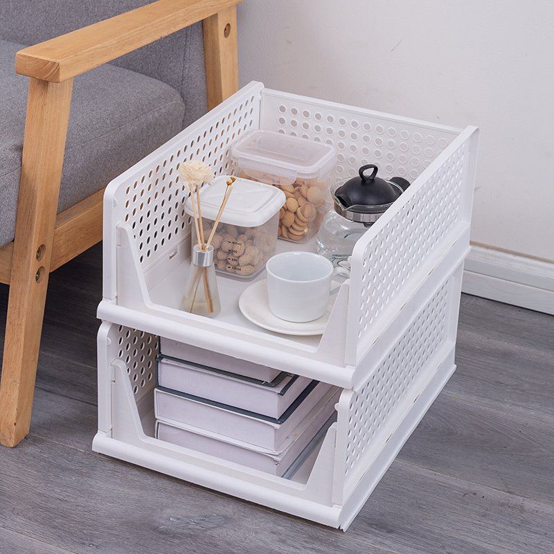 Hot Sale stackable organizer clear plastic storage box storage bin organizer