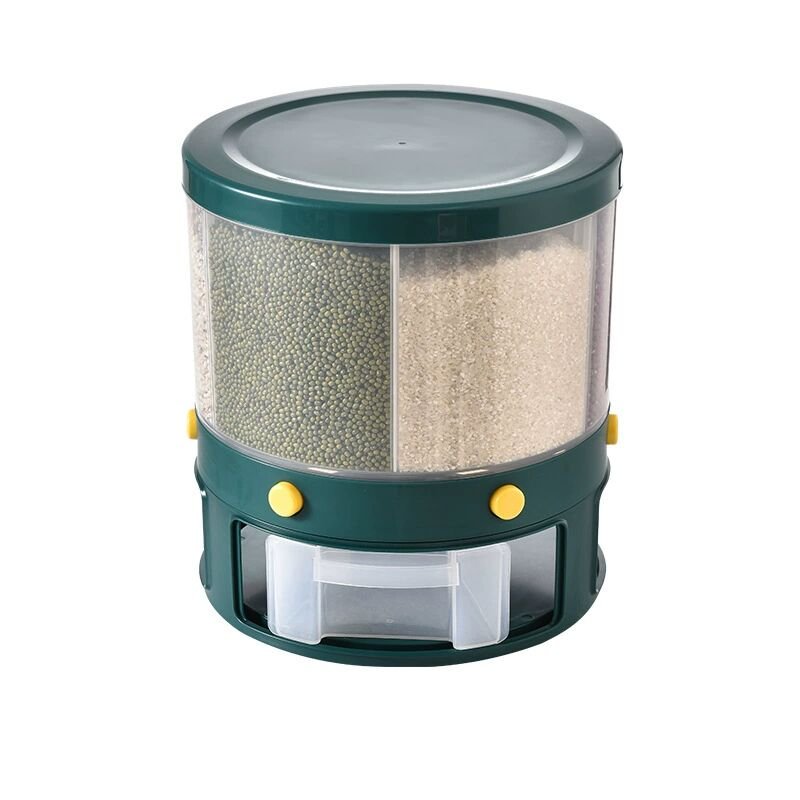 Hot Selling Food Storage Box Plastic Kitchen Food Grain Rice Container cereal Dispenser