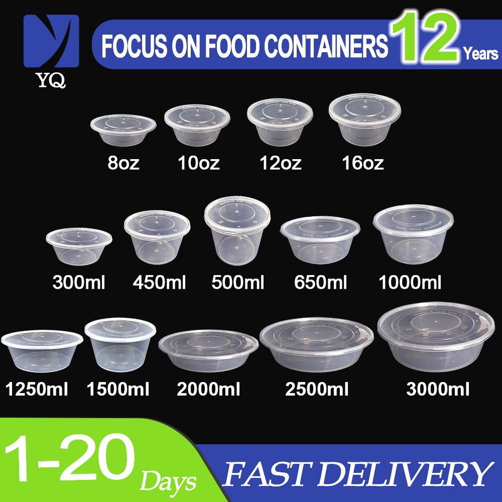 NEW Z 1500ml clear rectangular heavy duty plastic lunch / food / salad storage container supplier