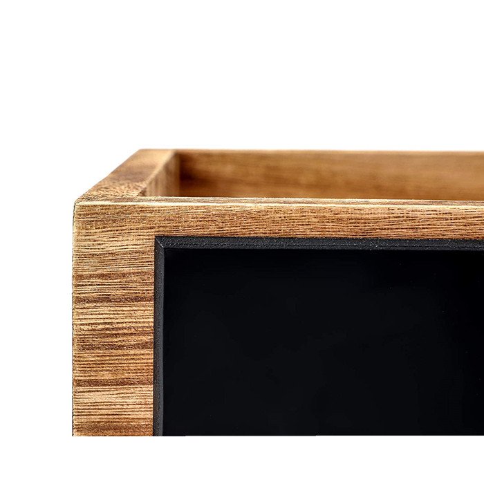 Customize Decorative Rustic Wood Storage Box With Chalkboard In Farmhouse Bathroom Wooden Custom Box