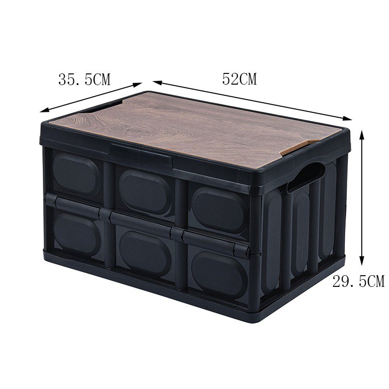 Custom Pattern Color Multifunctional Outdoor Picnic Basket Children's Outing Storage Box Foldable Camping Storage Box