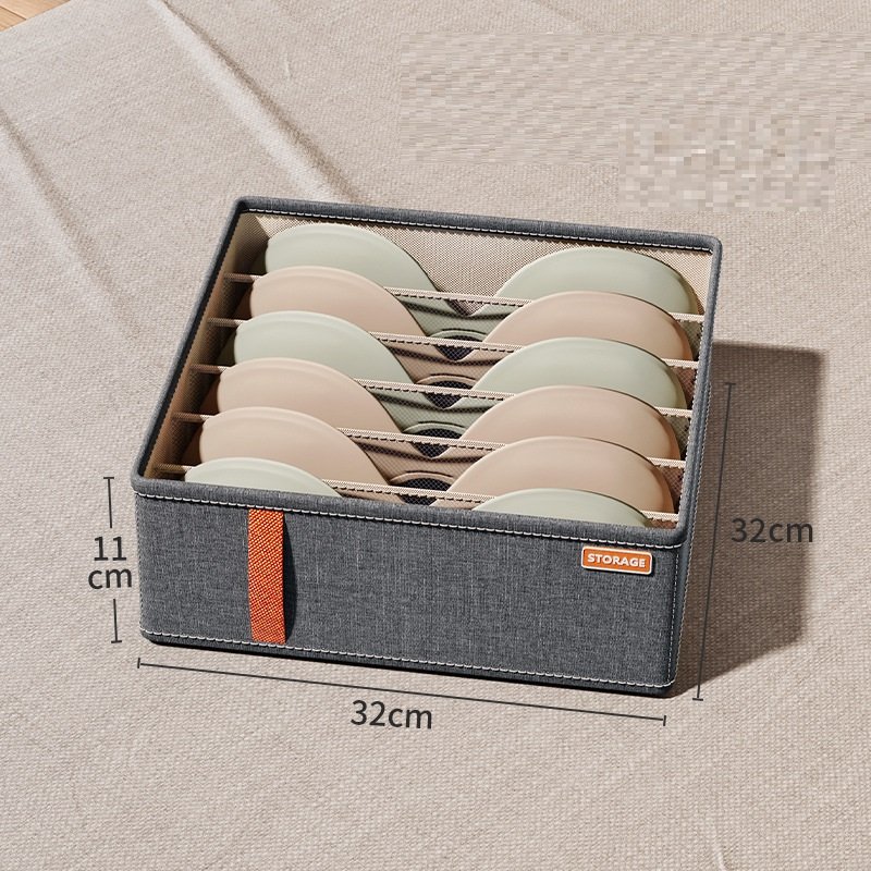 Underwear storage box multifunctional socks compartment box foldable wardrobe drawer storage box