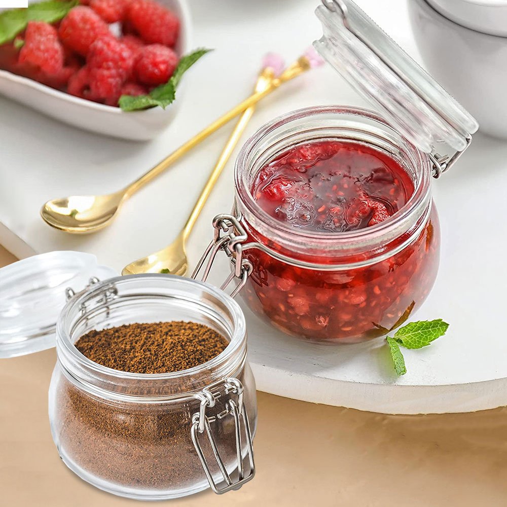Free Sample Airtight Dry Cereal Food Storage Jars Containers Set For Kitchen