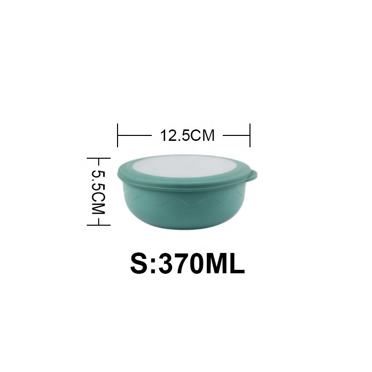 2023 New Design Food Storage Container and Fresh Keeping Bowl with Lids Unbreakable Plastic Container for Mixing in Multiple