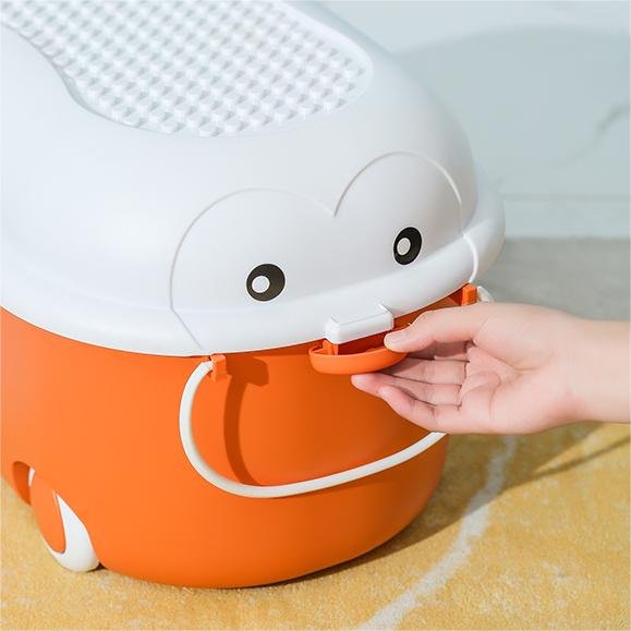 Children Toy Storage Box Plastic Cartoon Storage Organizer Storage Boxes & Bins With Wheels