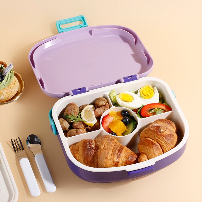 2023 New Hotsale Large Capacity Lunch Box Portable Kids Child Bento Box Food Packing Plastic Rectangle Shantou on School Plastic
