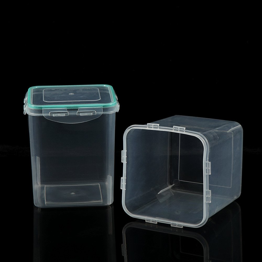 quadrate Plastic food container Multigrain storage box PP plastic sealed box Food storage box Refrigerator storage crisper