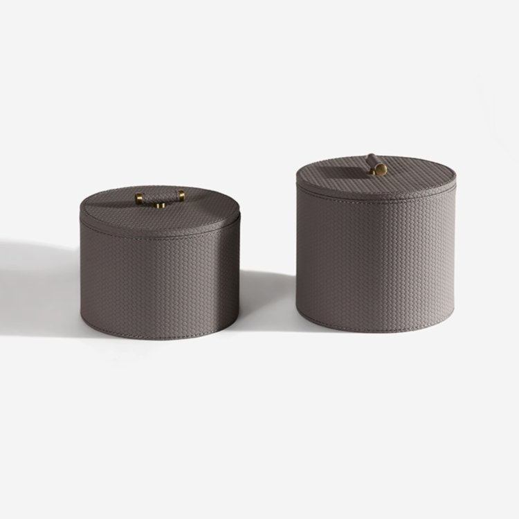 Wholesale High Quality Storage Boxes Leather OEM Jewelry Storage Gift Boxes eco friendly products 2023 decorations for home