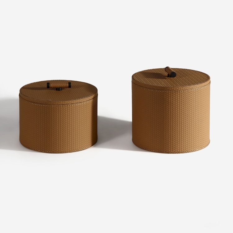 Wholesale High Quality Storage Boxes Leather OEM Jewelry Storage Gift Boxes eco friendly products 2023 decorations for home