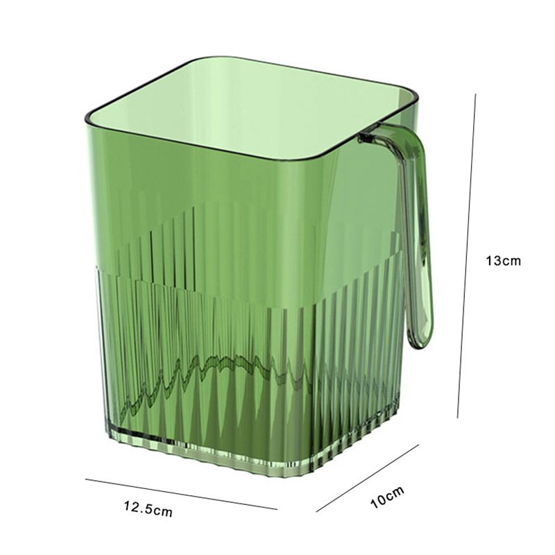 Refrigerator Door Side Organizer PET Clear Storage Containers with Handle