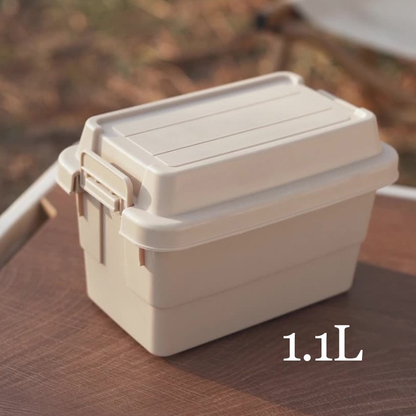 Japan mini plastic storage box bins camping spice storage mini crate desktop storage box