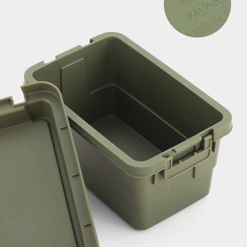 Japan mini plastic storage box bins camping spice storage mini crate desktop storage box