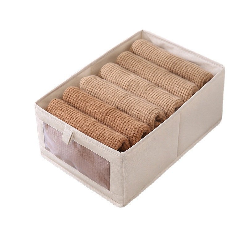 Household cotton underbed clothes storage box bag cloth organizer storage
