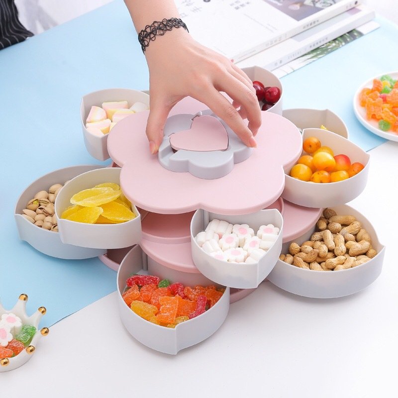 Guaranteed Quality Proper Price Single Layer Two Color Plastic Silicone Snack Fruit Tray Storage Boxes