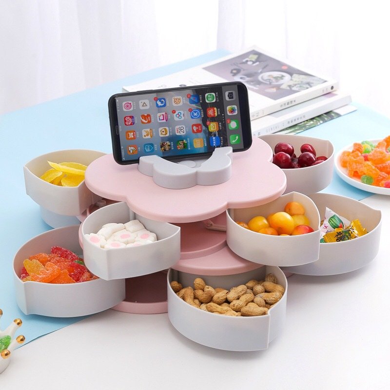 Guaranteed Quality Proper Price Single Layer Two Color Plastic Silicone Snack Fruit Tray Storage Boxes