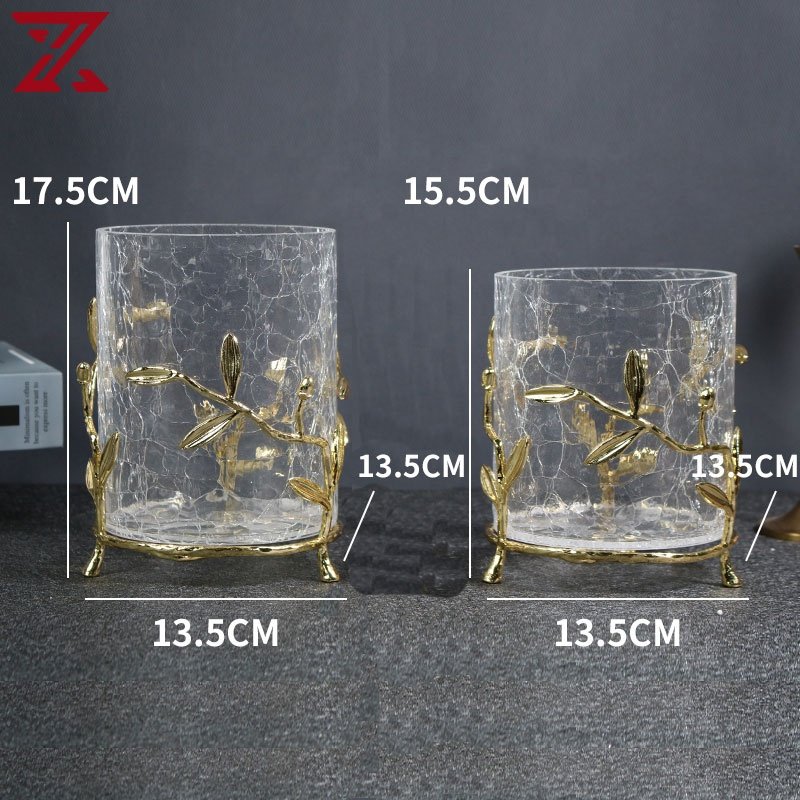Cheap price wholesale ice cracking transparent glass storage jars glass food candy containers jar