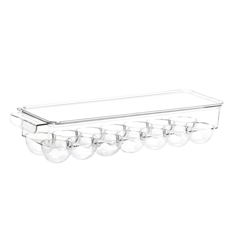 Transparent rectangle kitchen organizer container set refrigerator fridge storage box