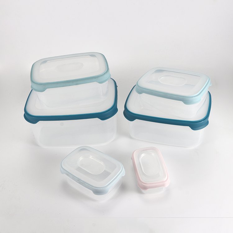 PP plastic rectangular storage box Leakproof food storage container meal fresh bento crisper lunch box