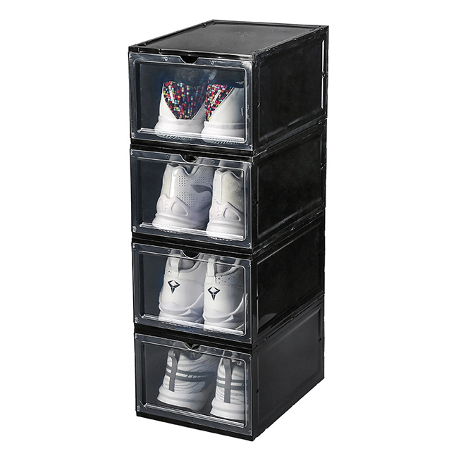 JOGHN Promotion Custom Manufacturer Wholesale Home Shoes Storage Rack Plastic Portable Storage Box
