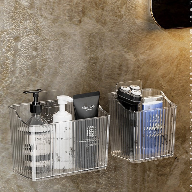 yuyang High Quality Plastic Storage Organizer Bins Wall Mounted Floating Shelves for Wall Refrigerator Kitchen Bathroom