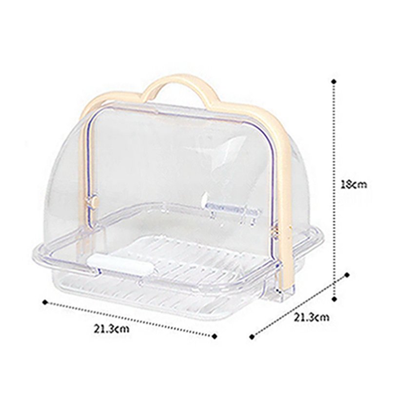 Kitchen Bread Storage Boxes Stock Food-grade Plastic Safety Kitchen Countertop Portable Plastic Bread Storage Box