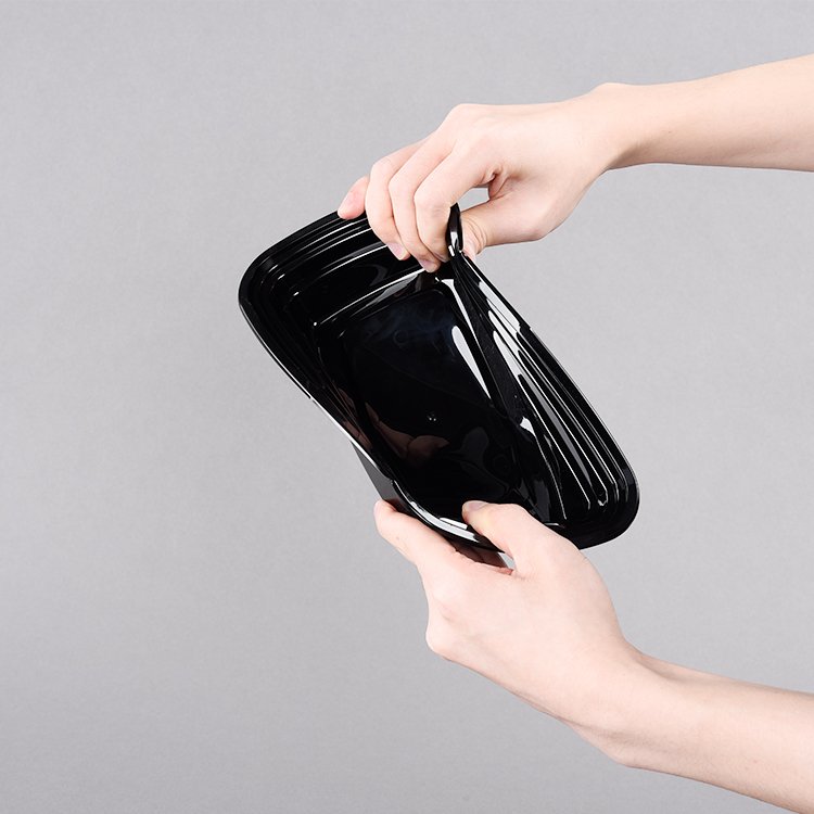 Hot sale customized disposable 1000ml pp plastic takeaway food lunch box disposable meal prep food storage containers with lids