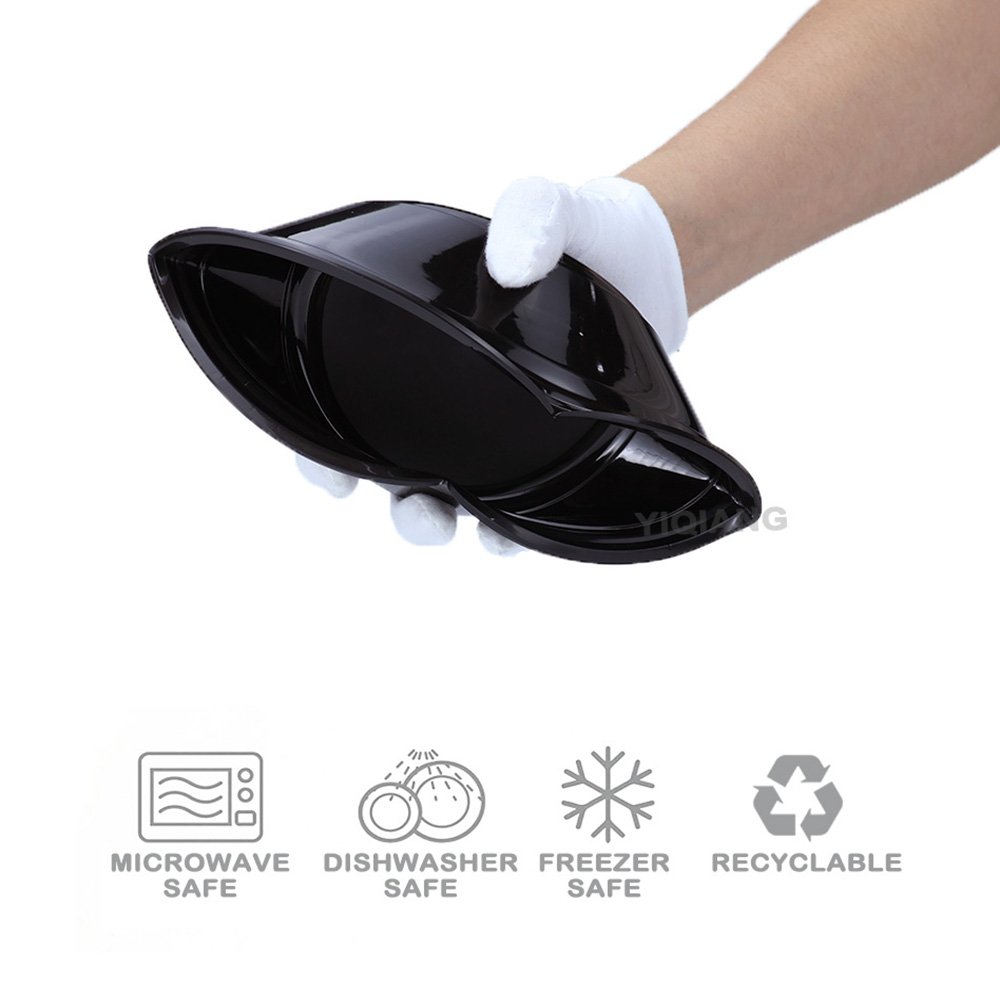 Round Disposable Plastic Takeaway Container Storage Microwavable Food Container