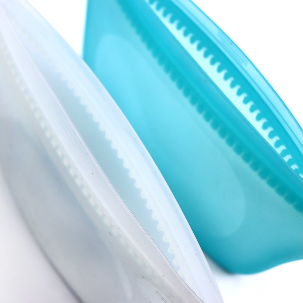 Eco Friendly Leakproof Reusable Freezer Platinum Silicone Food Storage Bag Snacks Ziplock Bags Custom