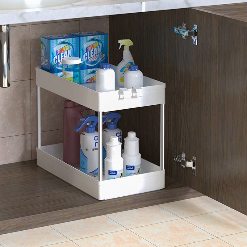 Wholesale Kitchen Cabinet Pantry Storage Rack Organizer Plastic Cabinet Organizer Box Storage Box