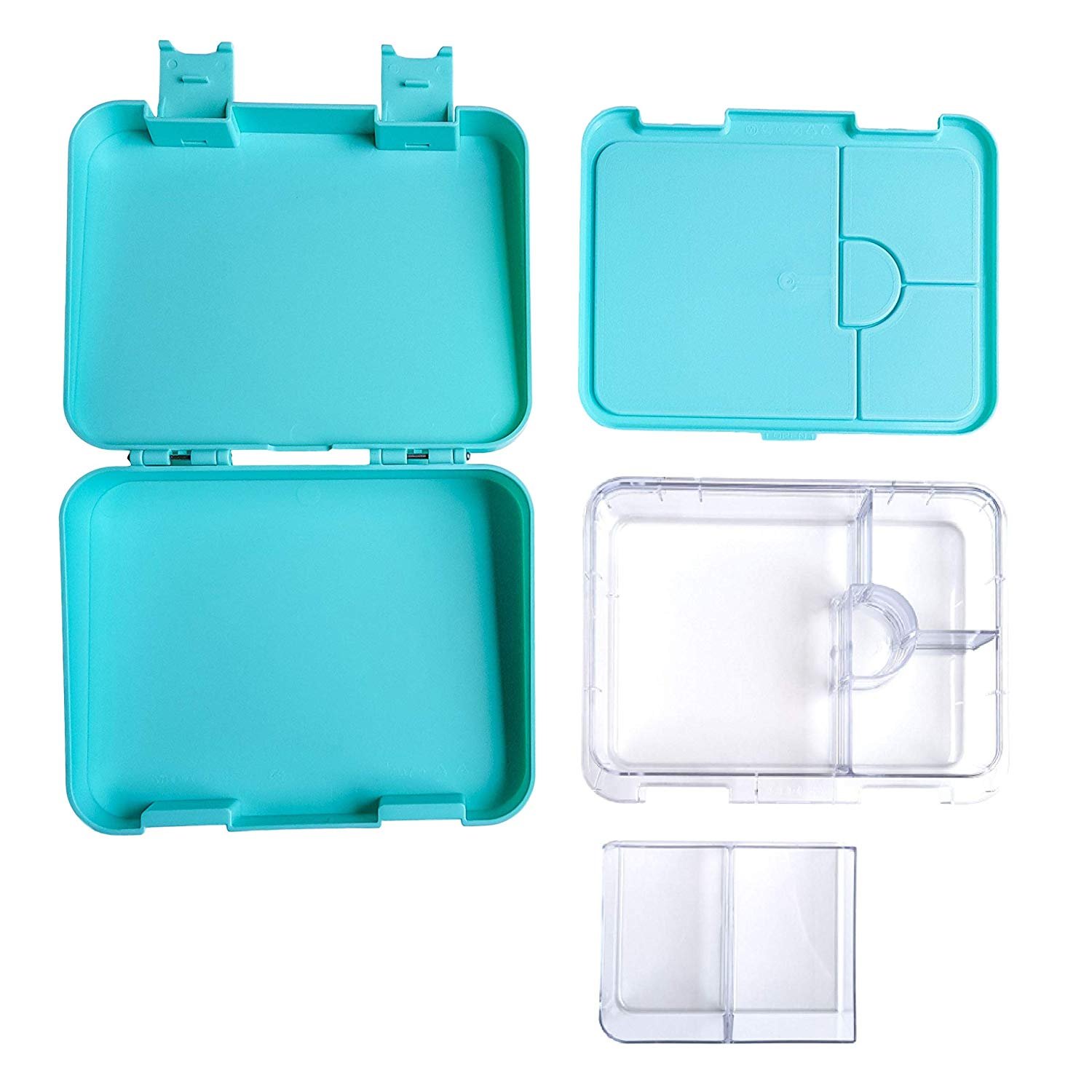 China factory food storage container Lunch box for kids leakproof bento box with dividers & two latches