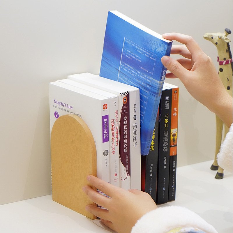 Best Selling New Book Storage And Decoration Simple Wooden Bookshelf Office Desk Book Holder