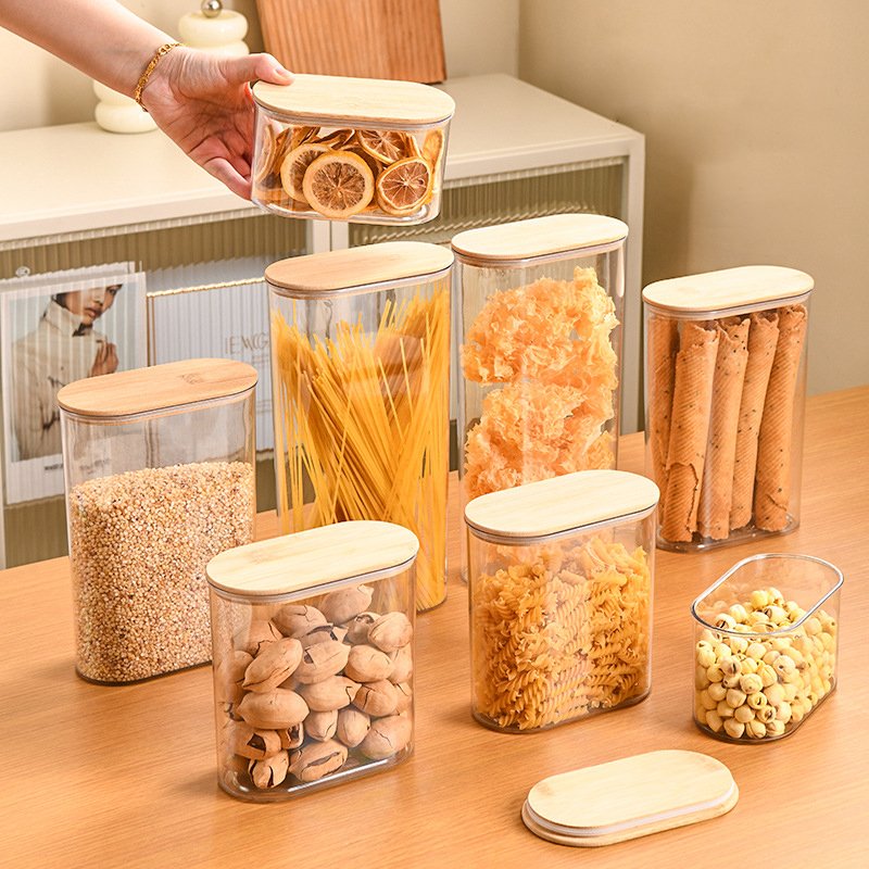 2024 New multigrain storage tank Plastic storage box for dried fruit and tea Sealed grain container