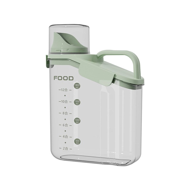 Moisture-proof And Mildew Proof Plastic Grain Transparent Tank Rice Barrel Bulk Food Storage Container Cereal Dispenser For Rice