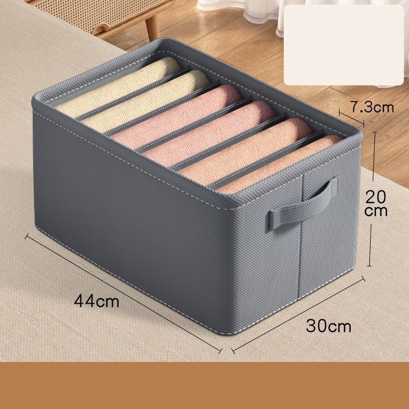 Hot Selling Large Clothes Organizer Dividers Storage Box Fabric Drawer Storage Bin With Handle