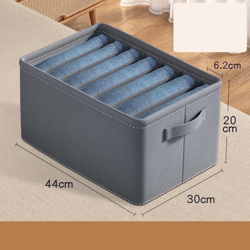Hot Selling Large Clothes Organizer Dividers Storage Box Fabric Drawer Storage Bin With Handle