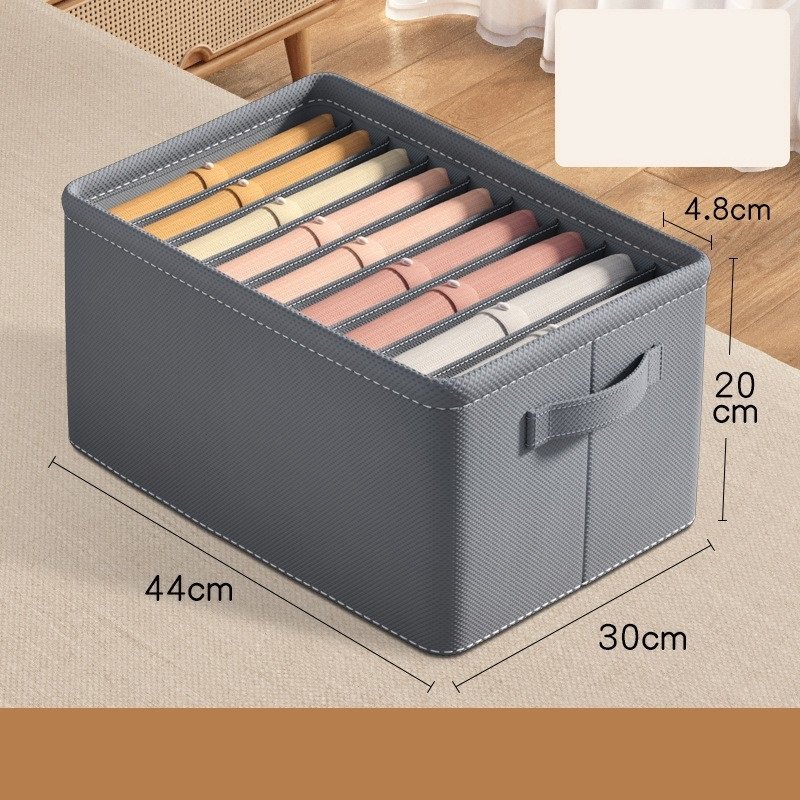 Hot Selling Large Clothes Organizer Dividers Storage Box Fabric Drawer Storage Bin With Handle