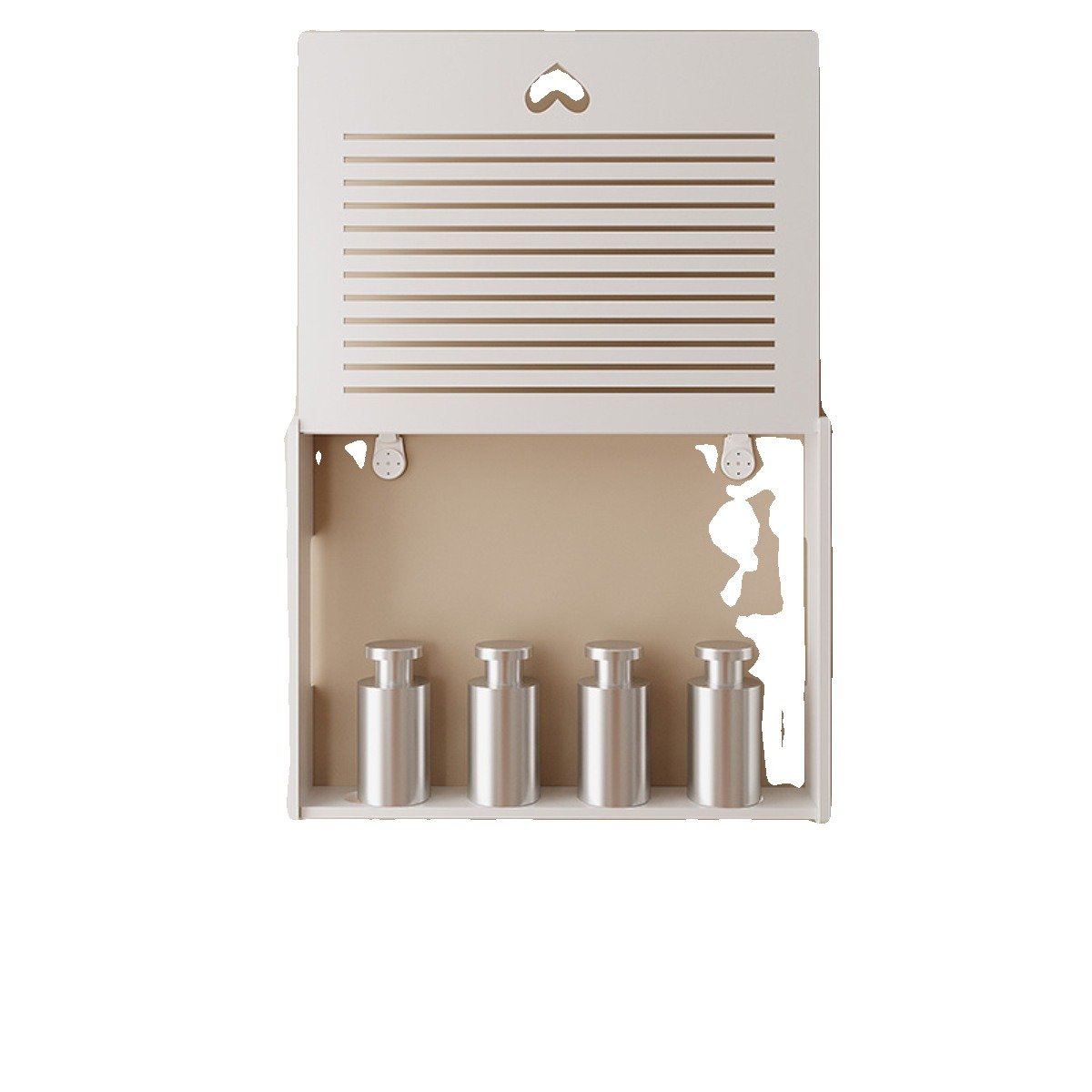 Wireless Router Storage Box Punch-Free WiFi Light CAT Decorative Multimedia Shelter Set-Top Box Shelf Plastic Storage Bin