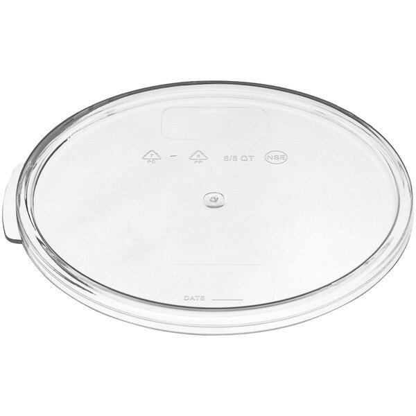 4L Round Food Storage container Plastic Restaurant Kitchen Clear Food storage container