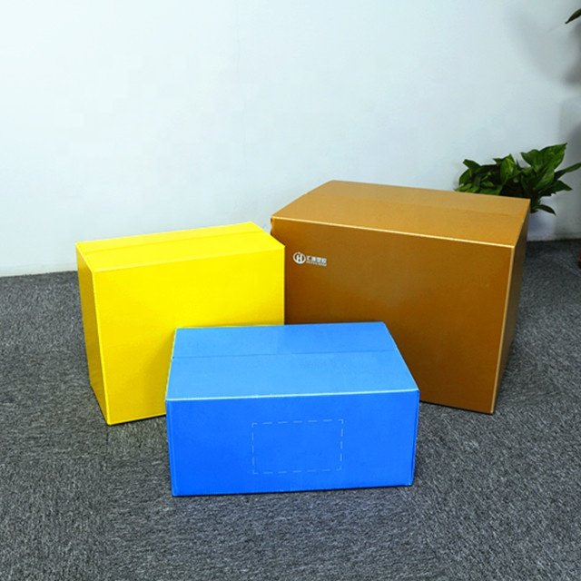 Wholesale Customized High Quality PP Corrugated Plastic Crates Storage Boxes