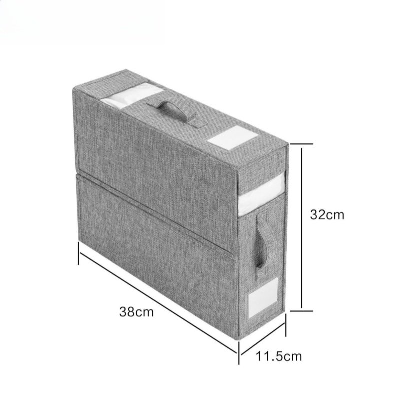 Bedsheet folding storage box set Cloth bedding 4-piece storage box Household wardrobe blanket foldable storage box
