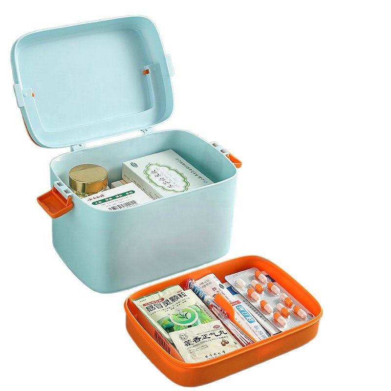 Wholesale Hot Sales Plastic Medical Kit First-Aid First Aid Emergency Supply Empty Custom Bag Medicine Storage Box