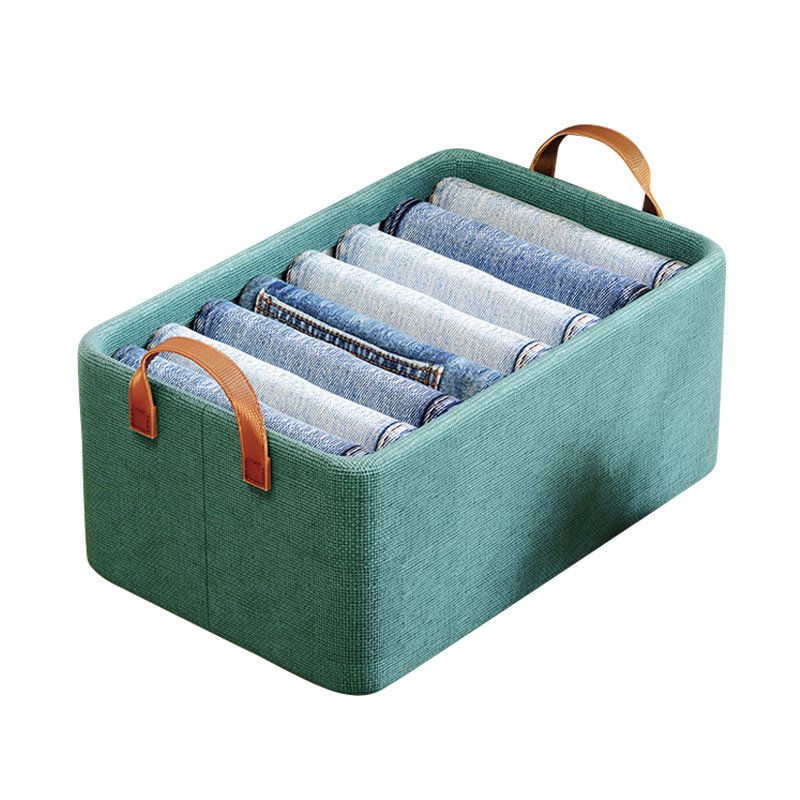 Storage Boxes Folding Fabric Cloth Kids Toy Laundry Clothes Home Organizer Collapsible Bins Foldable Storage Boxes For Clothes