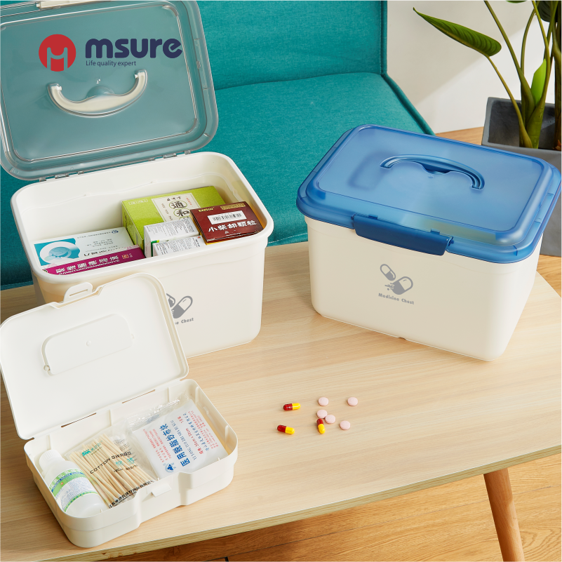 10L Multi-function Storage Box Home Office car first aid storage kit portable storage container