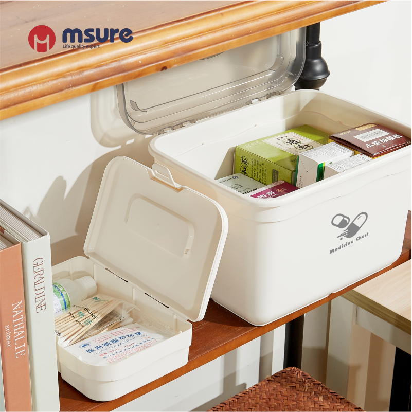 10L Multi-function Storage Box Home Office car first aid storage kit portable storage container