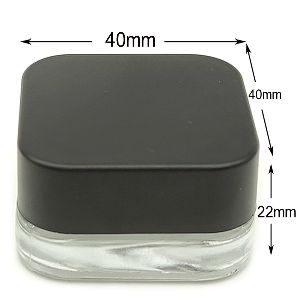 Storage Box 9ml Glass Child Resistant Bottle With Safety Lock Cosmetic Container Custom LOGO Makeup Jar Home Smoking Accessories