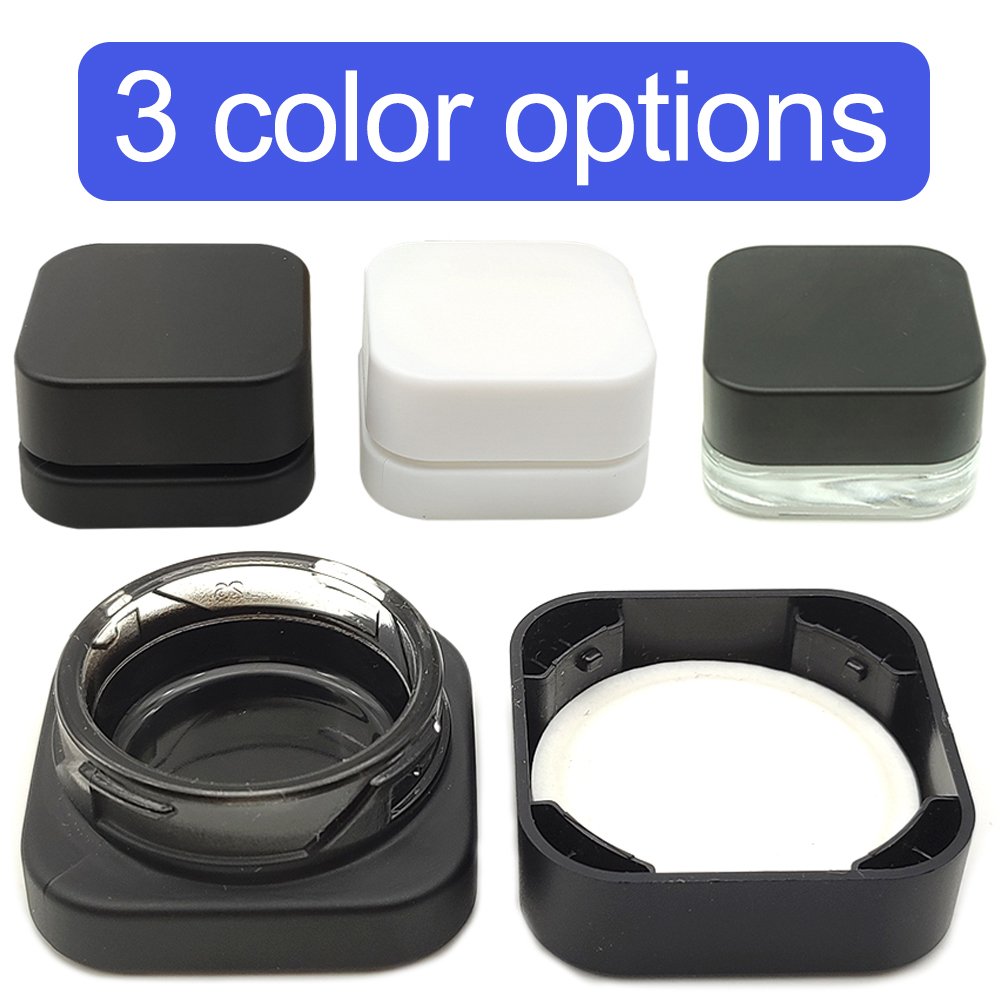 Storage Box 9ml Glass Child Resistant Bottle With Safety Lock Cosmetic Container Custom LOGO Makeup Jar Home Smoking Accessories